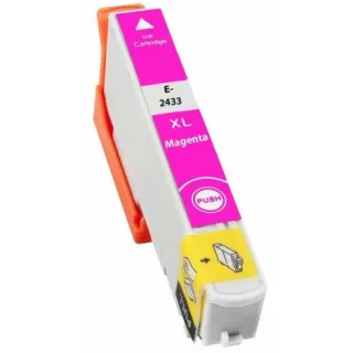 Kompatibilní Epson T2433 / T-2433 24XL M Magenta - červená cartridge s čipem - 13 ml