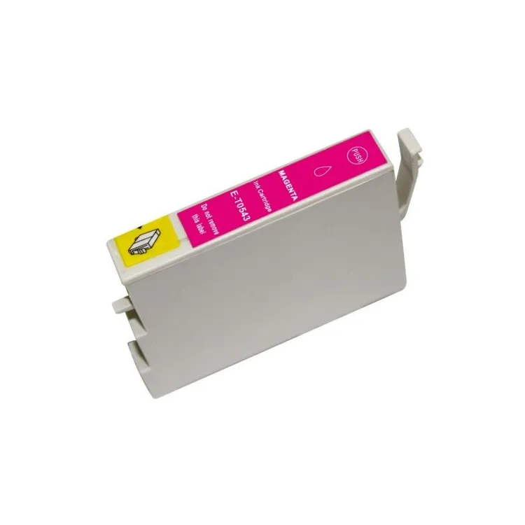 Kompatibilní Epson T0543 / T-0543 M Magenta - červená cartridge s čipem - 18 ml