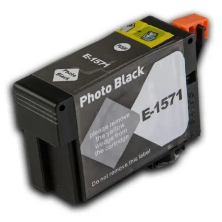 Kompatibilní Epson T1571 / T-1571 PBK Photo Black - foto černá cartridge s čipem - 32 ml