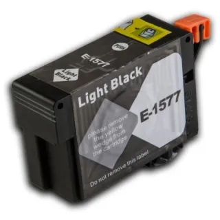 Kompatibilní Epson T1577 / T-1577 LBK Light Black - černá cartridge s čipem - 32 ml