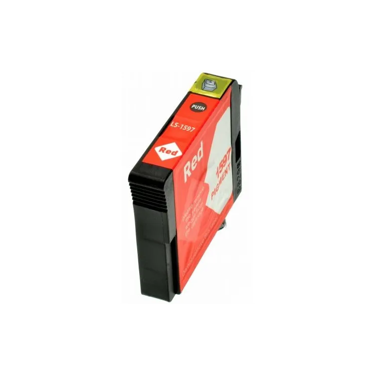 Kompatibilní Epson T1597 / T-1597 R Red - červená cartridge s čipem - 32 ml