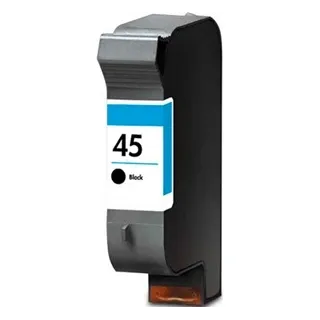 Kompatibilní HP 45 / 51645A HP č.45 BK Black- černá cartridge s čipem - 45 ml