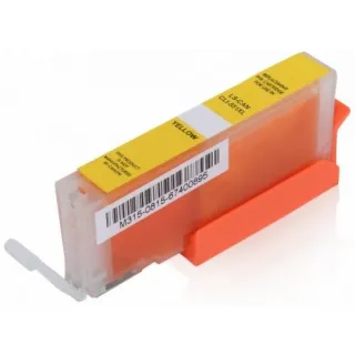 Kompatibilní Canon CLI-571 / CLI571 Y Yellow - žlutá cartridge s čipem - 12 ml