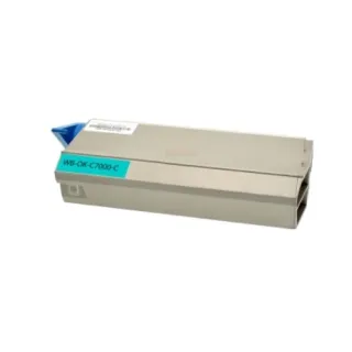 OKI 41304211 C7000 / C7200 C Cyan - modrý toner s čipem - 10.000 stran