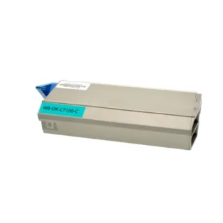 OKI 41963007 C7100 / C7300 C Cyan - modrý toner s čipem - 10.000 stran