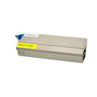 OKI 41963005 C7100 / C7300 Y Yellow - žlutý toner s čipem - 10.000 stran