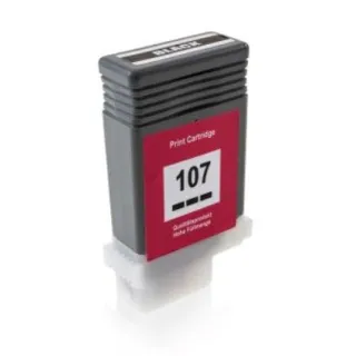 Kompatibilní Canon PFI-107BK / PFI107BK 6705B001 Black - černá cartridge s čipem - 130 ml