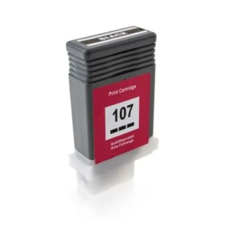 Kompatibilní Canon PFI-107BK / PFI107BK 6705B001 Black - černá cartridge s čipem - 130 ml