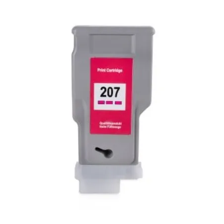 Kompatibilní Canon PFI-207M / PFI207M 8791B001 Magenta - červená cartridge s čipem - 300 ml