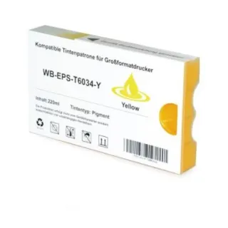 Kompatibilní Epson T6034 / T-6034 XL C13T603400 Y Yellow - žlutá cartridge s čipem - 220 ml