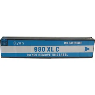 HP 980 XL / HP č.980 XL D8J07A C Cyan - modrá kompatibilní cartridge s čipem - 120 ml