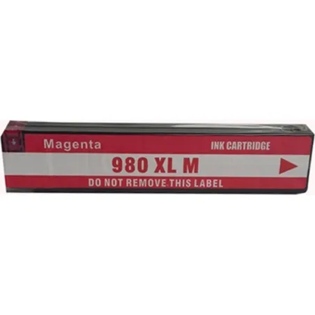 HP 980 XL / HP č.980 XL D8J08A M Magenta - červená kompatibilní cartridge s čipem - 120 ml