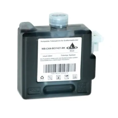 Kompatibilní Canon BCI-1421BK / BCI1421BK 8367A001 BK Black - černá cartridge s čipem - 330 ml