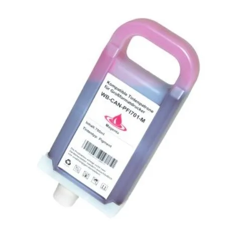 Kompatibilní Canon PFI-701M / PFI701M 0902B001 Magenta - červená cartridge s čipem - 700 ml