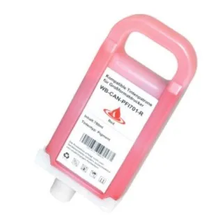 Kompatibilní Canon PFI-701R / PFI701R 0906B001 Red - červená cartridge s čipem - 700 ml