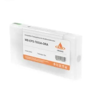 Kompatibilní Epson T653A / T-653A XL C13T653A00 O Orange - oranžová cartridge s čipem - 200 ml