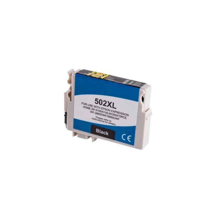 Kompatibilní Epson 502XL / 502 XL C13T02W14010 BK Black - černá cartridge s čipem - 18 ml