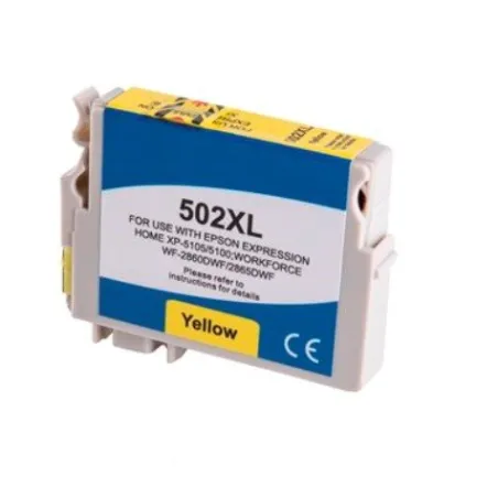 Kompatibilní Epson 502XL / 502 XL C13T02W44010 Y Yellow - žlutá cartridge s čipem - 14 ml