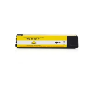 HP 981 XL / HP č.981 XL L0R11A Y Yellow - žlutá kompatibilní cartridge s čipem - 147 ml