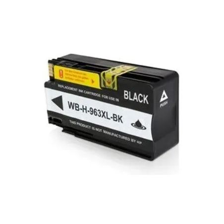 HP 963 XL / 3JA30AE HP č.963 XL BK Black - černá cartridge s čipem - 58 ml