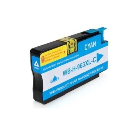 HP 963 XL / 3JA27AE HP č.963 XL C Cyan - modrá cartridge s čipem - 25,5 ml