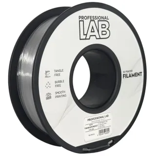 Filament PETG Transparent Professional Lab - 1.75mm 1kg