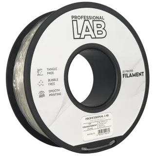 Filament TPU Transparent (Termoplastický polyuretan) Professional Lab - 1.75mm 1kg